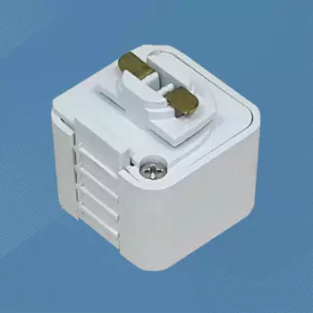 Двухпроводной Трековый соединитель, белый, черный металл, галогенная лампа, фитинги, трекосветильник свет, части 20 шт.