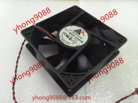 Двухпроводный Вентилятор охлаждения сервера Delta Electronics WFB1224HE, 24 В постоянного тока, 120 А, 120x38 мм