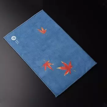 Двухслойное чайное полотенце Lrosey из хлопка и полиэстера, ручная роспись