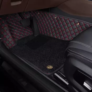 Двухслойные цветные автомобильные коврики на заказ для Toyota Camry 2012-2017 Camry Hybrid 2018-2023 2006-2011, аксессуары для интерьера автомобиля