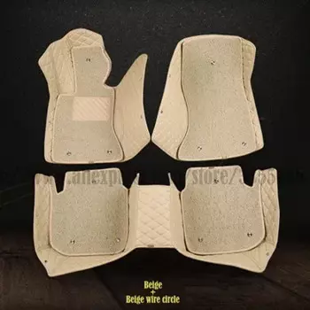 Двухслойный автомобильный коврик на заказ 3D для BMW 7 серии G70 F01 2008-2015 F02 Long G11 G12 Длинные автомобильные аксессуары