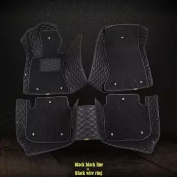 Двухслойный индивидуальный 3D автомобильный напольный коврик для Mercedes Benz E класса W211 W212 W213 2019-2023 W214 автомобильные аксессуары