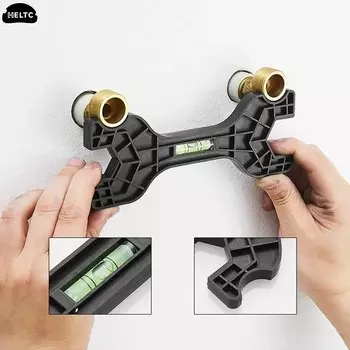 Двухсторонний гаечный ключ с уровнем HELTC