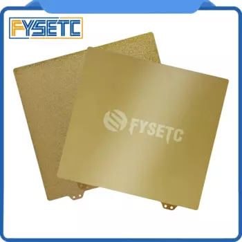 Двухсторонний пружинный стальной лист (текстурированный и гладкий) FYSETC JanusBPS 305*305 мм предварительно приложенная сталь PEI для Voron 300