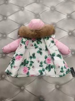 Двухсторонний пуховик для мальчиков и девочек, зимняя утепленная длинная пуховая куртка из натурального меха, 2022