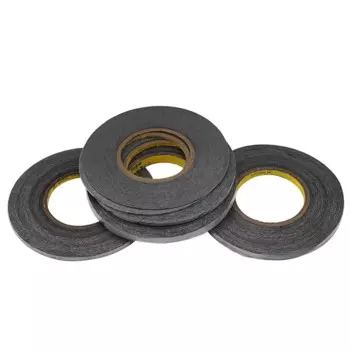 Двухсторонняя клейкая лента черная 50 метров