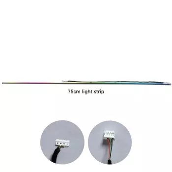 Двухзонный симфонический стример, светодиодный светильник, аксессуары, полноцветная световая полоса, 64-цветные дверные фонари/светильники для хранения