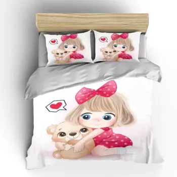 Двуспальная кровать с рисунком девушки, пододеяльник, европейские комплекты постельного белья, домашний текстиль, роскошные наволочки, комплекты постельного белья для спальни