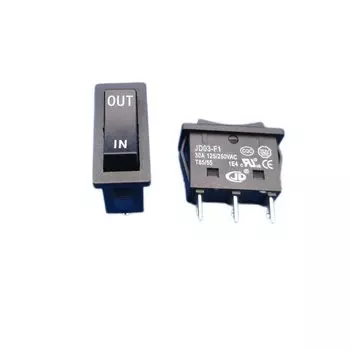 Двусторонний самовозвращающийся переключатель для лодки, серебряный контакты, 3-контактный автоматический отскок, кнопка переключения рулевого управления, 30А