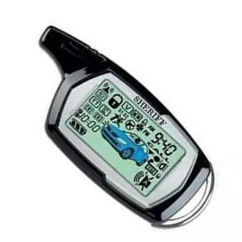 Двусторонний ZX-940 ЖК-брелок с дистанционным управлением для Sheriff ZX-940 Sheriff ZX940, 2-сторонняя автомобильная сигнализация, ЖК-ключ с дистанционным управлением ZX 940