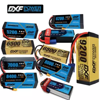 DXF Lipo аккумулятор 2S 3S 4S 6S HV 3300 мАч 4200 мАч 5200 мАч 6200 мАч 6500 мАч 7000 мАч 8000 мАч 8400 мАч 9200 мАч 10000 мАч для автомобиля-дрона