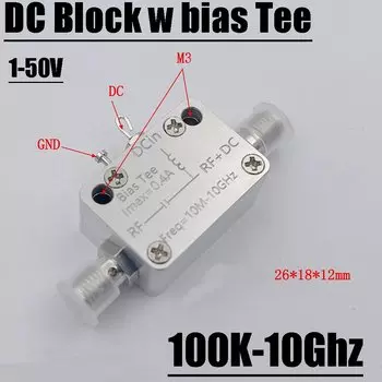 Dykbcells 10M-10G RF DC Block Bias Tee