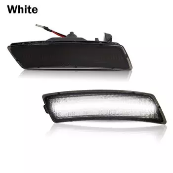 Дымчатые линзы, белые/янтарные светодиодные передние боковые габаритные огни для Volkswagen Tiguan, Volkswagen Beetle 2012-2019 гг.