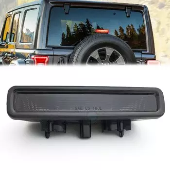 Дымчатые линзы светодиодный стоп светильник высокое крепление стоп-сигнала светильник для Jeep Wrangler JL 2018 2019, устанавливаемый на крыше автомобиля Предупреждение светильник