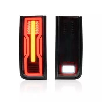 Дымчатые обновленные сменные светодиодные задние фонари в сборе для Hummer H2 2003-2009, автомобильный стоп-сигнал/поворотный сигнал/задний ходовой фонарь