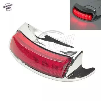 Дымчатый/красный объектив заднее крыло мотоцикла светильник чехол для Harley Electra Glide FLHTC FLHT FLHTCU FLHTK