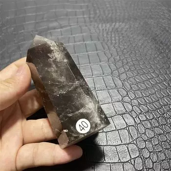 Дымчатый кварцевый кристалл цитрин