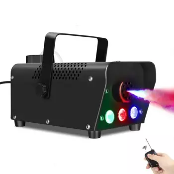 Дымовая машина RGB для смешанных цветов, 500 Вт, дымовая машина с беспроводным управлением, профессиональный сценический дымовой генератор, отличный эффект для дискотеки, концервечерние
