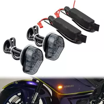 Дымовой светодиодный указатель поворота для YAMAHA YZF R3 R25 2014-2024, индикатор скрытого монтажа, мигалка YZF-R3 YZF-R25 YZFR25 YZFR3 Flasher
