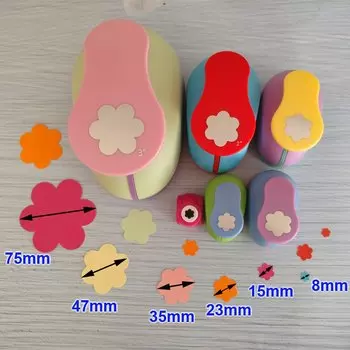 Дырокол для скрапбукинга CJEC 7.5см 4.7см 3.5см 2.4см