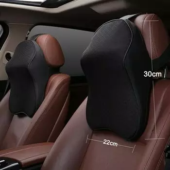 Дышащий автомобильный подголовник, подушка для сиденья из пены с эффектом памяти, подушка для поддержки головы, подставка для шеи для автомобилей, дорожные подушки, 3D пена с эффектом памяти, шея