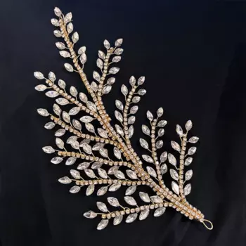 DZ202 Bridal Rhinestones Headband Crystal Wedding Headpieces for Bride Prom Birthday Party Hair Accessories Women Headdress