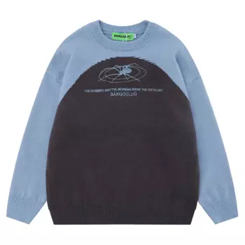 Джемпер мужской трикотажный в стиле хип-хоп