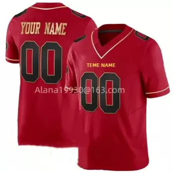 Джерси на заказ, Джерси Fred Warner Jerry Rice Bosa Brock Purdy George Kittle Christian McCaffrey, Прошитые Джерси