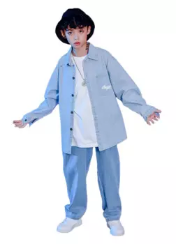 Джинсовая куртка для мальчиков Lolanta, комплект одежды из 2 предметов/3 предметов, куртка с длинным рукавом и штаны, детский танцевальный костюм в стиле хип-хоп