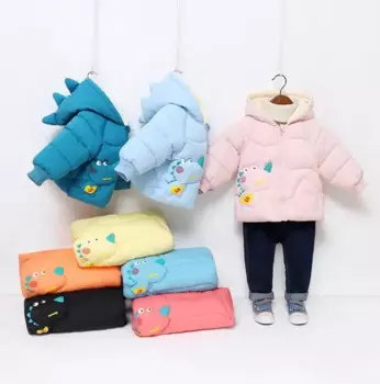 Джинсовая куртка для маленьких девочек, верхняя одежда из бархата и натурального меха для маленьких девочек, детская парка для младенцев