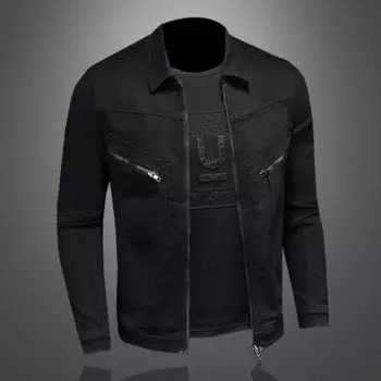 Джинсовая куртка мужская, стирка на день рождения, старая джинсовая куртка, осень