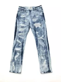 Джинсовые брюки с вышивкой в стиле High Street от Wasteland