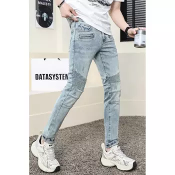 Джинсы мотоциклетные мужские в стиле ретро