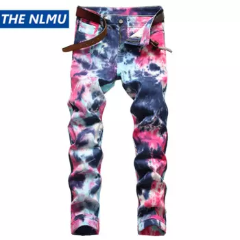 Джинсы мужские прямые в стиле хип-хоп, Y2K