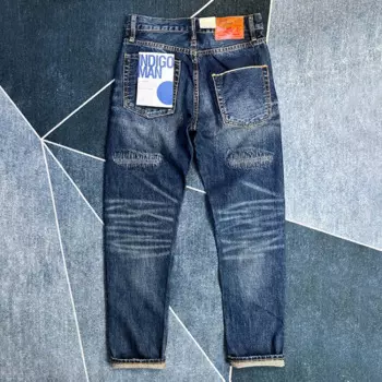 Джинсы мужские стрейчевые, 13,5 унции, 100% хлопок