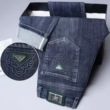 Джинсы мужские стрейчевые, на все сезоны, 2024