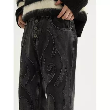 Джинсы мужские в стиле хип-хоп, в стиле ретро