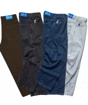 Джинсы унисекс с высокой талией, в стиле хип-хоп