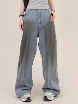 Джинсы женские в стиле «Грязные граффити», весна 2024