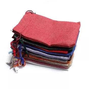 Джутовые мешочки для украшений GMB724 10x14 см 10 шт