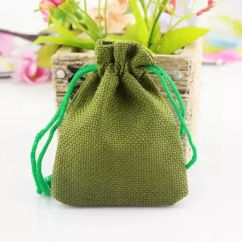 Джутовые подарочные мешочки мerylover 100 шт