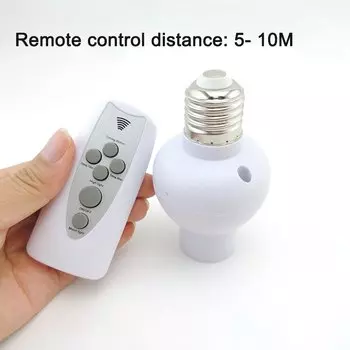 E27 LED лампа с пультом QvvCev