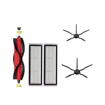 E4 робот-пылесос основная щетка боковые щетки HEPA фильтр для Roborock E4 E452-02 Черные Аксессуары