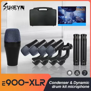 E900-XLR профессиональный высококачественный барабанный микрофон для записи и производительности