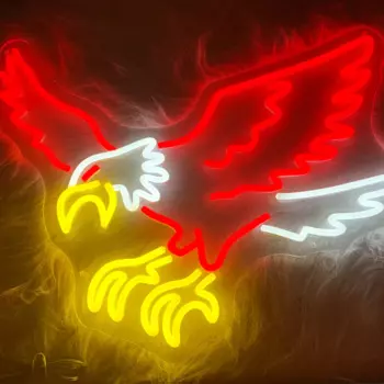 Eagle raptor shape светодиодный neon sign bar room decoration neon светильник свадебный стиль