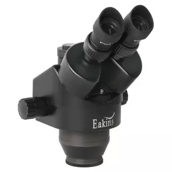 7X-45X Simul-Focus Парафокальный тринокулярный стереомикроскоп с непрерывным зумом, держатель диаметром 76 мм, фокусные рычаги для образования