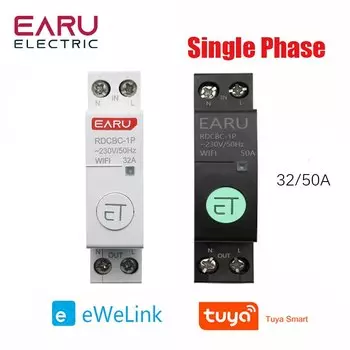 Автоматический выключатель Wi-Fi, реле времени, таймер, голосовой пульт дистанционного управления, приложение Tuya eWeLink, умный дом, Amazon Alexa Google Home