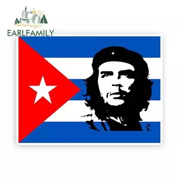 EARLFAMILY 13 см автомобильные наклейки для Сталина, СССР, СССР, Че Гевары, Ретро виниловый RV JDM, искусственный фургон, декор для фургона
