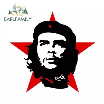 EARLFAMILY 13 см для Che Guevara Предупреждение виниловые автомобильные наклейки окклюзия наклейка на царапины холодильник ноутбук RV мотоцикл украшение