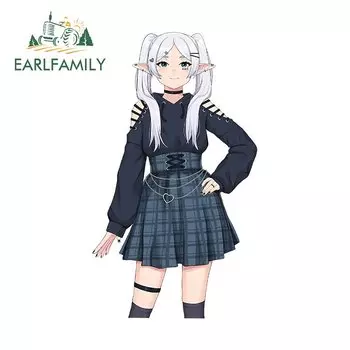 EARLFAMILY 13 см для холодильника, автомобильные наклейки, солнцезащитные виниловые наклейки, защита от царапин для ноутбука, простой протектор для двери автомобиля